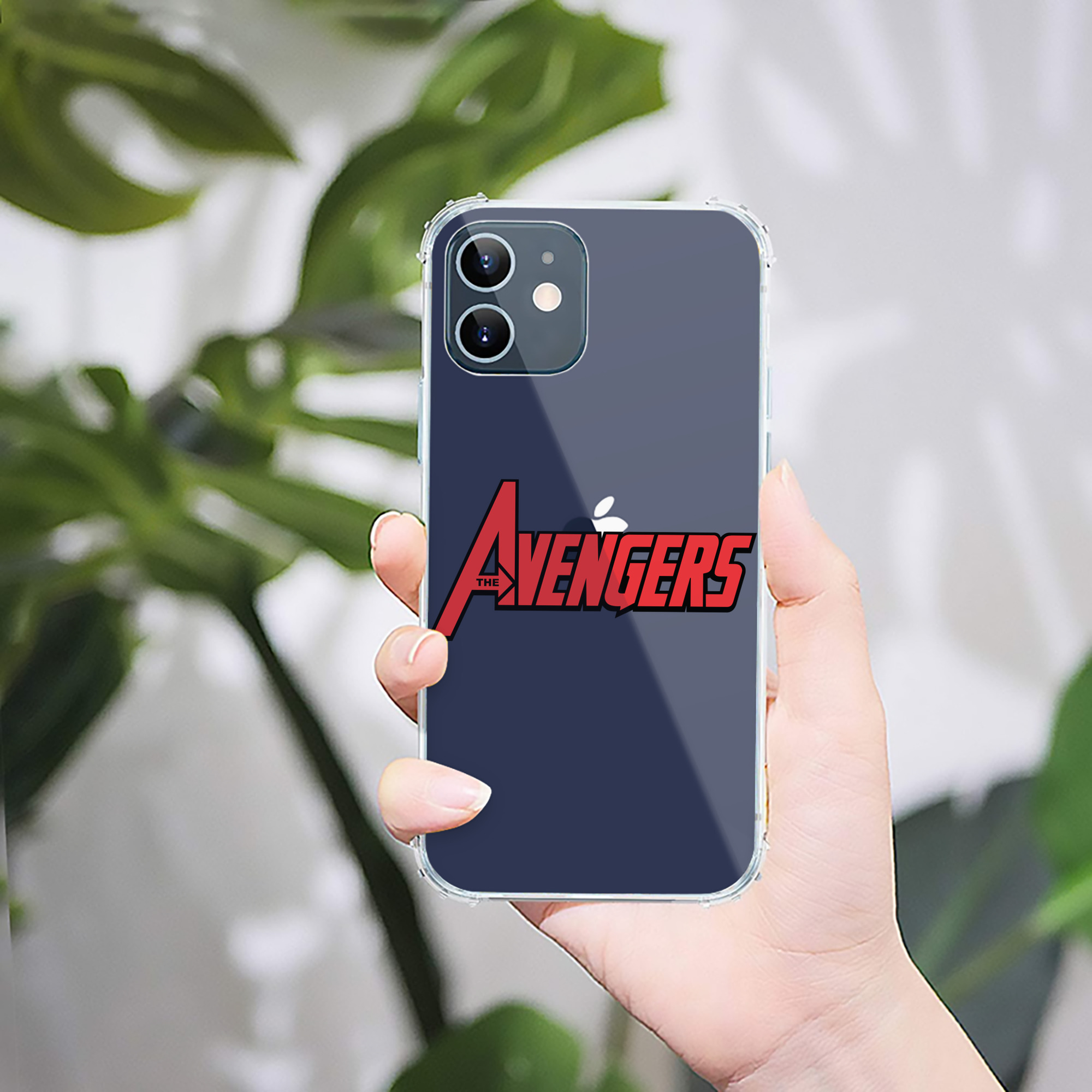 （画像用） アベンジャーズ The Avengers 【iPhone 12シリーズ対応】透明スマホケース（クリアソフトケース）